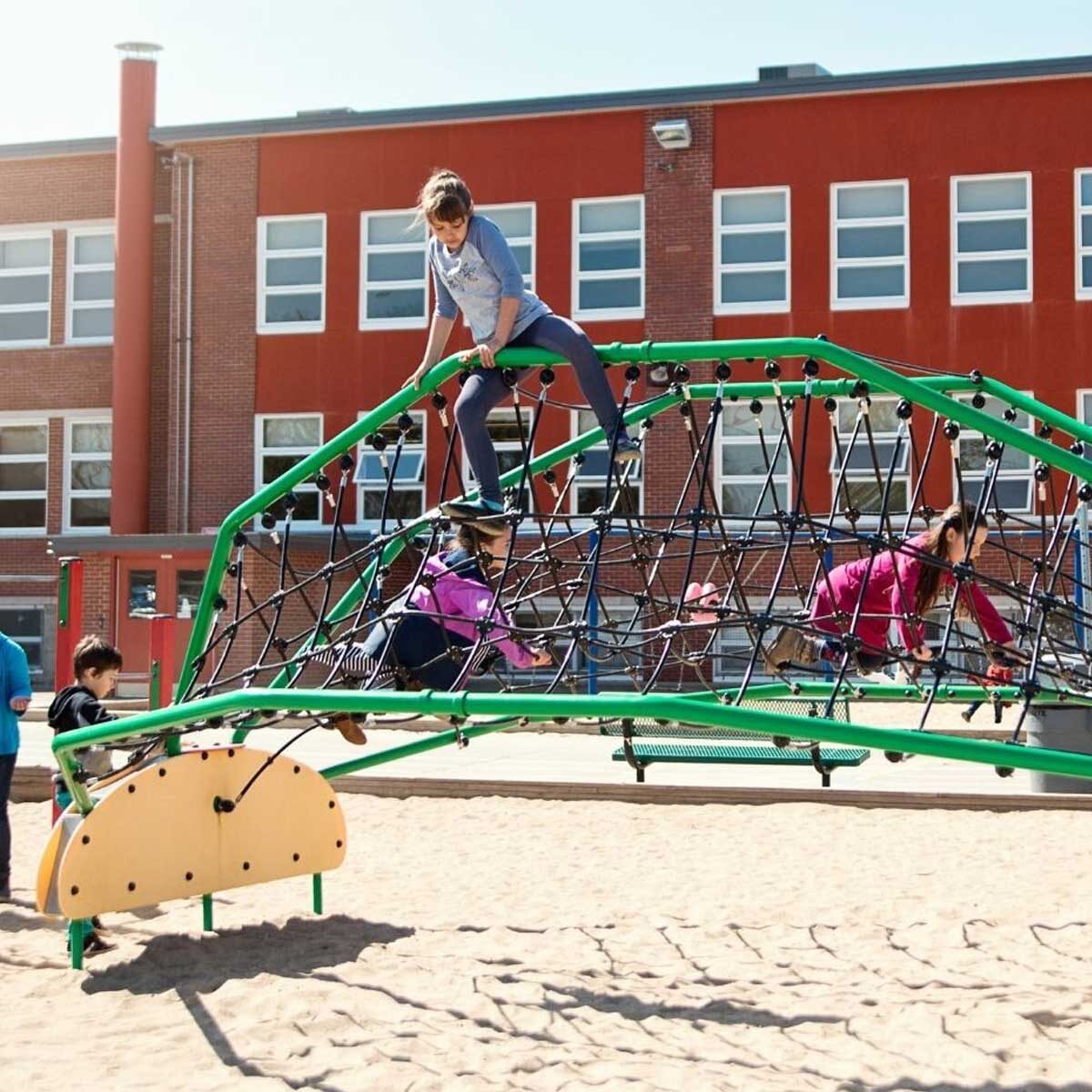 kids on school playground